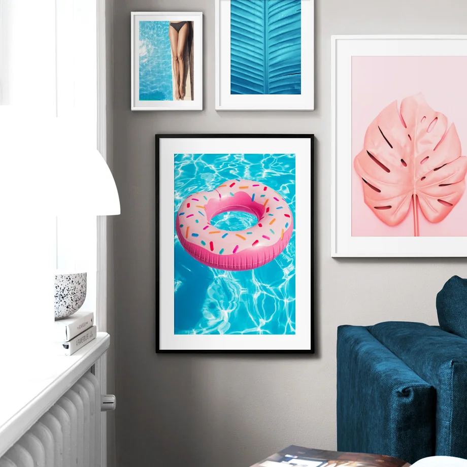 Pink Blue Monstera Leaf Lifebuoy Pool Girl Canvas Painting Nordic Posters and Prints Wall Art Pictures for Living Room Decor
Pink Blue Monstera Leaf Lifebuoy Pool Girl Canvas Painting Nordic Posters and Prints Wall Art Pictures for Living Room Decor
