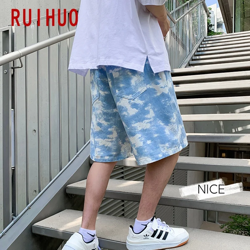 RUIHUO Tie Dye Casual Denim Shorts Men Clothing Summer Mens Shorts Casual Luxury M-5XL 2021 New Arrivals
RUIHUO Tie Dye Casual Denim Shorts Men Clothing Summer Mens Shorts Casual Luxury M-5XL 2021 New Arrivals