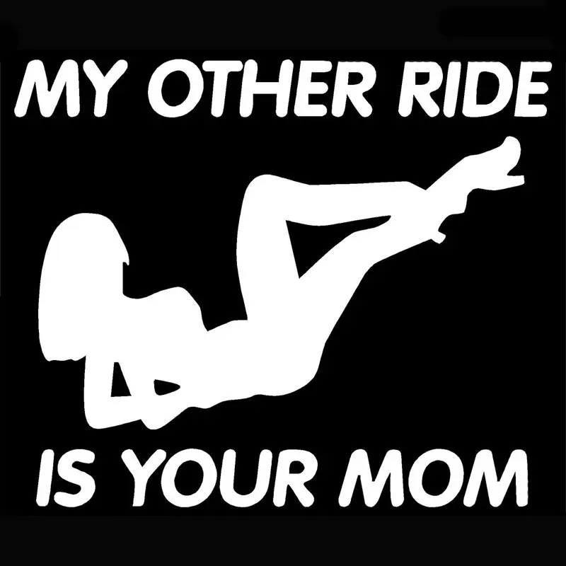 Interesting My Other Ride Is Your Mom Car Stickers Decals Styling funny Decorative for Window KK15*13cm
Interesting My Other Ride Is Your Mom Car Stickers Decals Styling funny Decorative for Window KK15*13cm