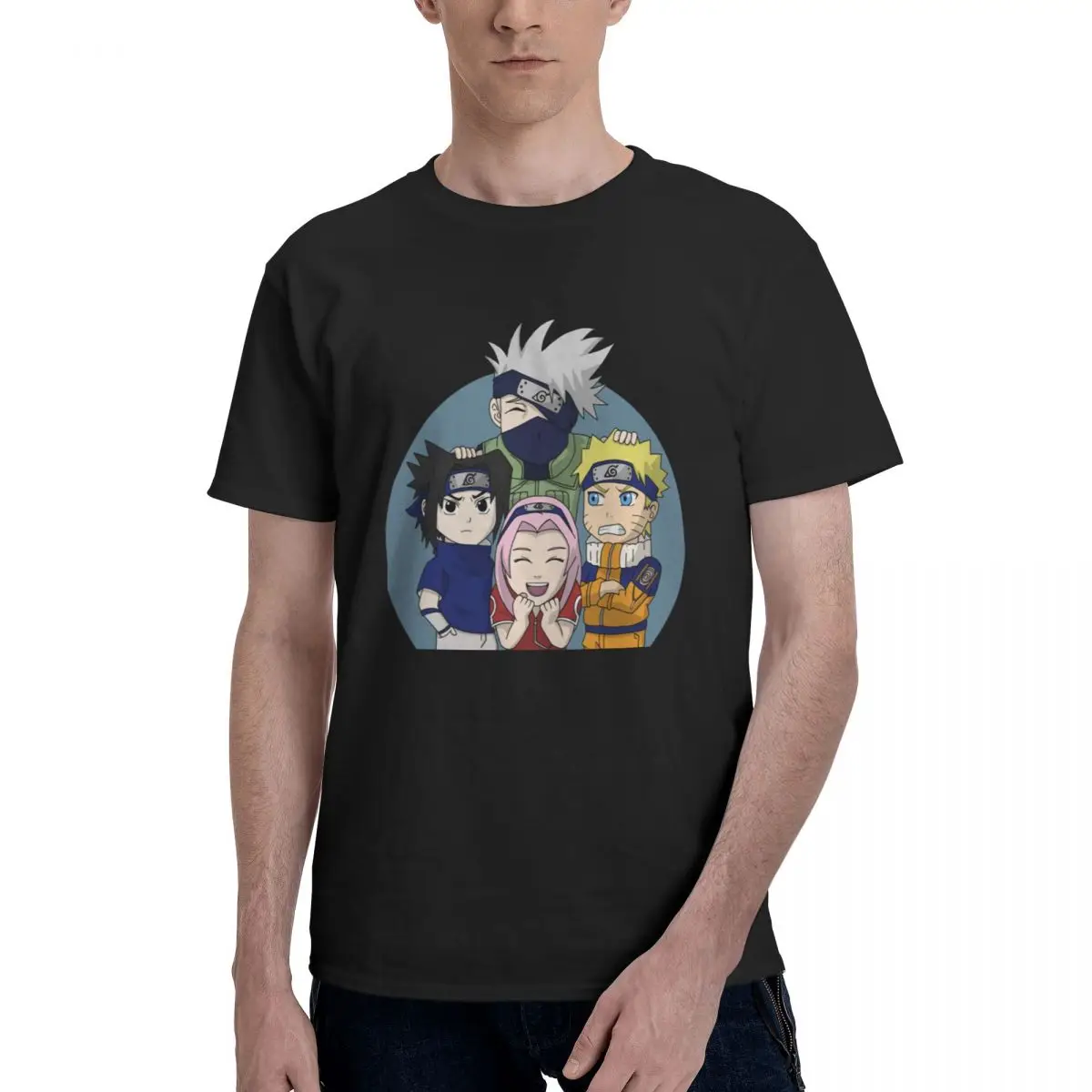 Hipster Bandai Naruto Chibi Team T-Shirt for Men O Neck Cotton T Shirt Anime Manga Short Sleeve Tee Shirt 6XL Clothing
Hipster Bandai Naruto Chibi Team T-Shirt for Men O Neck Cotton T Shirt Anime Manga Short Sleeve Tee Shirt 6XL Clothing