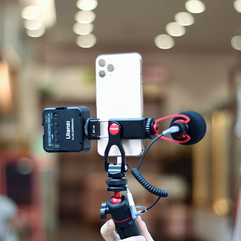 Ulanzi ST-10 Cold Shoe Phone Tripod Mount DSLR Monitor Mount 360 Rotation Metal Phone Holder Smartphone Vlog Clip Mount
Ulanzi ST-10 Cold Shoe Phone Tripod Mount DSLR Monitor Mount 360 Rotation Metal Phone Holder Smartphone Vlog Clip Mount