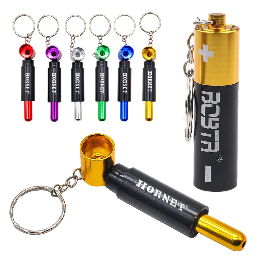 Battery Shaped Smoking Metal Pipe Convenient Hanging Keychain Tobacco Pipes Grinder Weed Accessories Men Smoke Gifts
Battery Shaped Smoking Metal Pipe Convenient Hanging Keychain Tobacco Pipes Grinder Weed Accessories Men Smoke Gifts