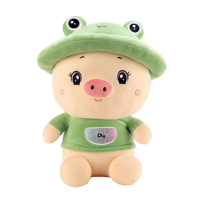 Cute Transformed Frog Pig Doll Creative Children's Doll Bed Sleeping Pillow kawaii plushie stuffed toy frog plush PP Cotton
Cute Transformed Frog Pig Doll Creative Children's Doll Bed Sleeping Pillow kawaii plushie stuffed toy frog plush PP Cotton