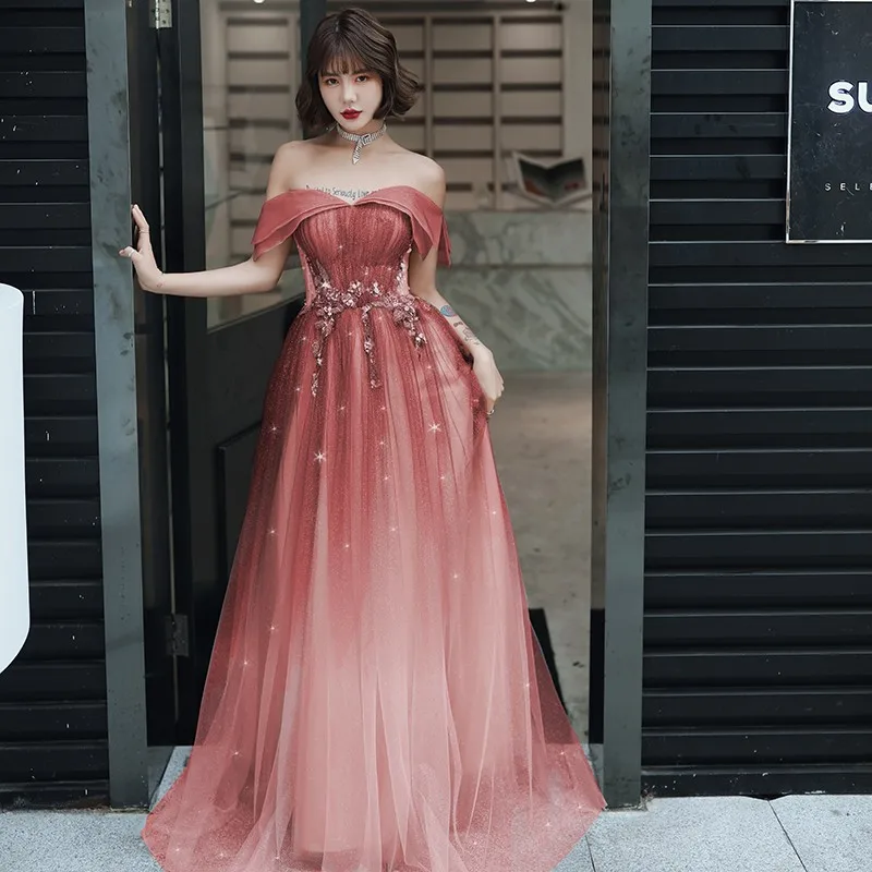 Robe De Soiree 2020 Luxury Party Prom Dress Formal Evening Gown Off The Shoulder A-line Vintage Evening Dress Custom Size
Robe De Soiree 2020 Luxury Party Prom Dress Formal Evening Gown Off The Shoulder A-line Vintage Evening Dress Custom Size
