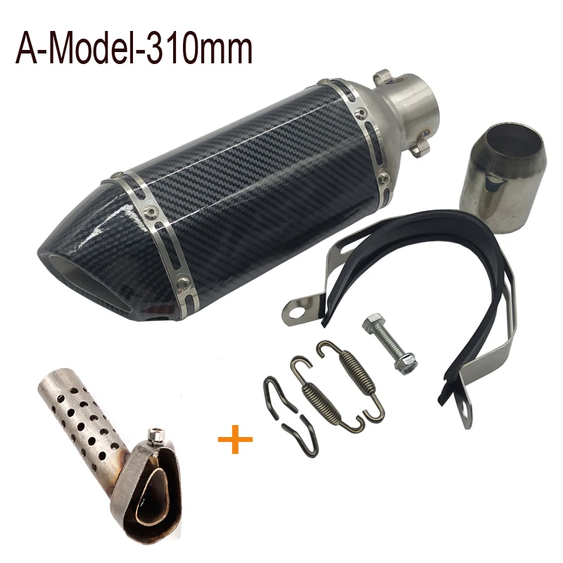 35-51mm Motorcycle Scooter ATV Exhaust Muffler Pipe Escape Moto for Honda CBR250 CB400 YZF FZ400 Z750 NINJA TMAX530
35-51mm Motorcycle Scooter ATV Exhaust Muffler Pipe Escape Moto for Honda CBR250 CB400 YZF FZ400 Z750 NINJA TMAX530