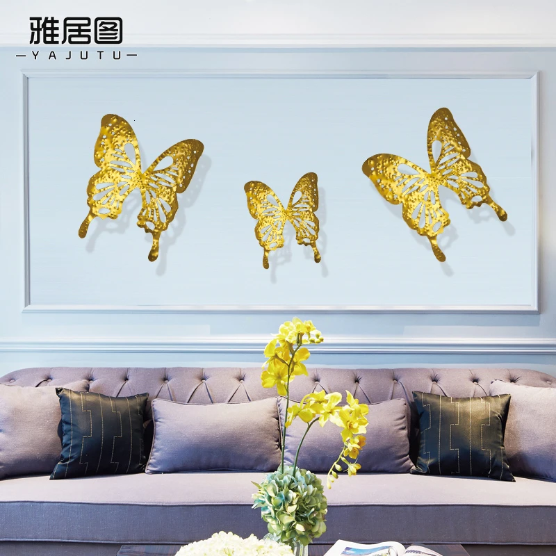 European Style A Living Room Restaurant Cosmetology Store Originality Iron Art Metope Decorate Pendant Metal Butterfly Wall
European Style A Living Room Restaurant Cosmetology Store Originality Iron Art Metope Decorate Pendant Metal Butterfly Wall