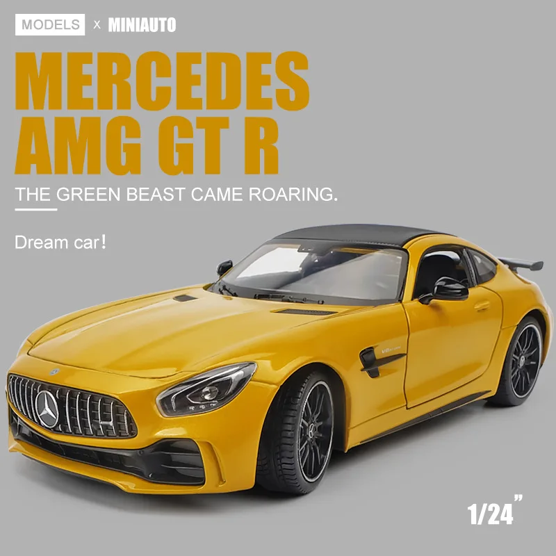 Модель Автомобиля AMG GTR 1:24, модель автомобиля из сплава, металлическая модель автомобиля
Модель Автомобиля AMG GTR 1:24, модель автомобиля из сплава, металлическая модель автомобиля