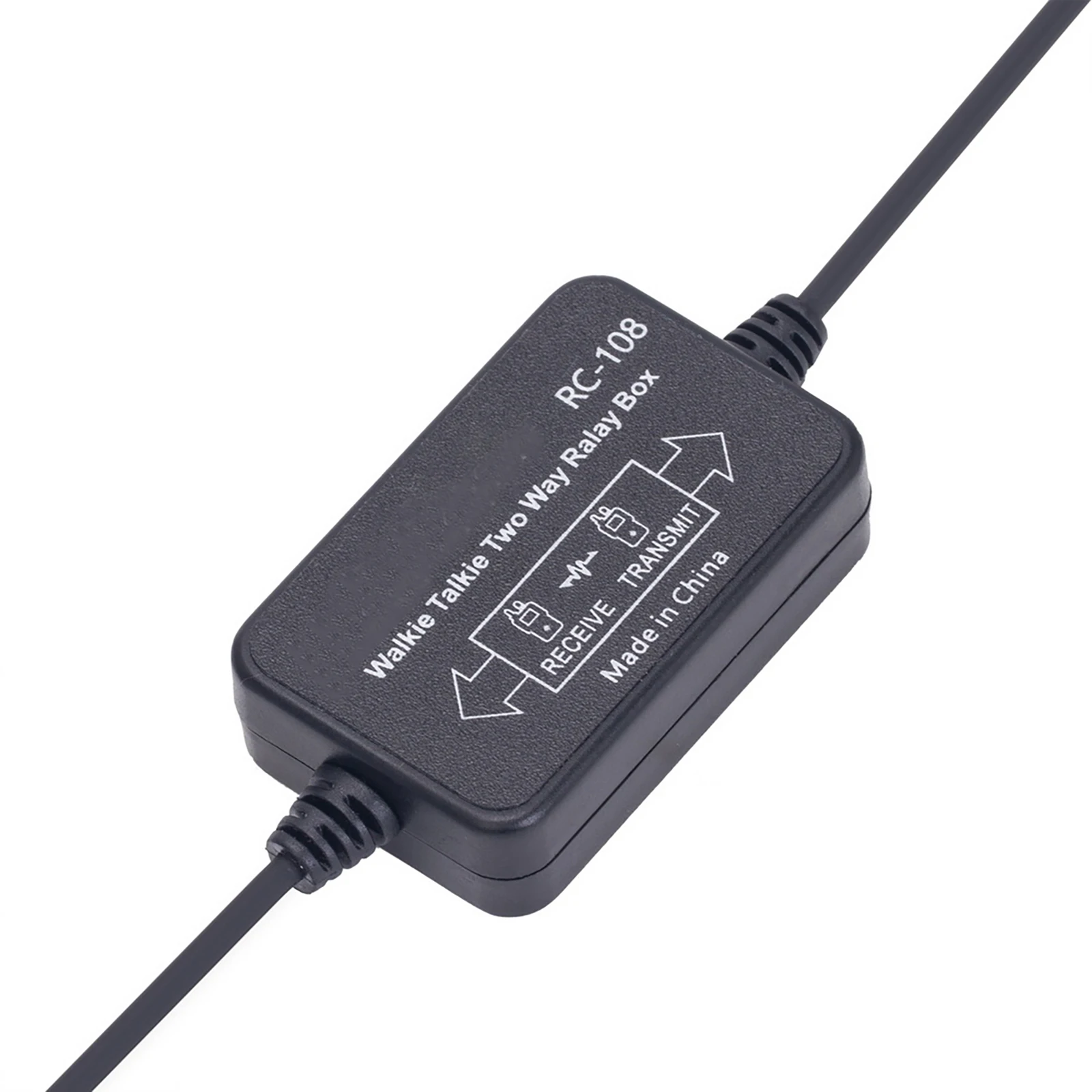RC-108 Two Way Repeater Box Relay Box For Baofeng Walkie Talkie Two Handheld Radio With K Port Intercom Relay Box Black
RC-108 Two Way Repeater Box Relay Box For Baofeng Walkie Talkie Two Handheld Radio With K Port Intercom Relay Box Black