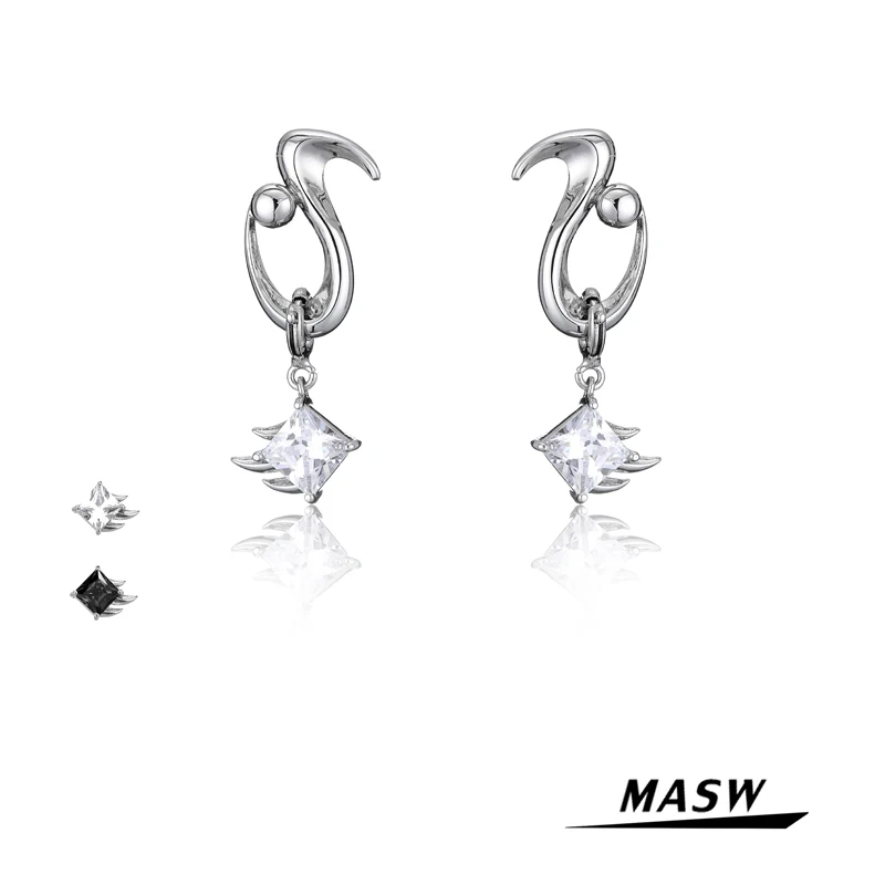 MASW Original Design Black Clear AAA Zircon Earrings Popular Style Geometric Brass Metal Earrings For Women Jewelry Gift
MASW Original Design Black Clear AAA Zircon Earrings Popular Style Geometric Brass Metal Earrings For Women Jewelry Gift