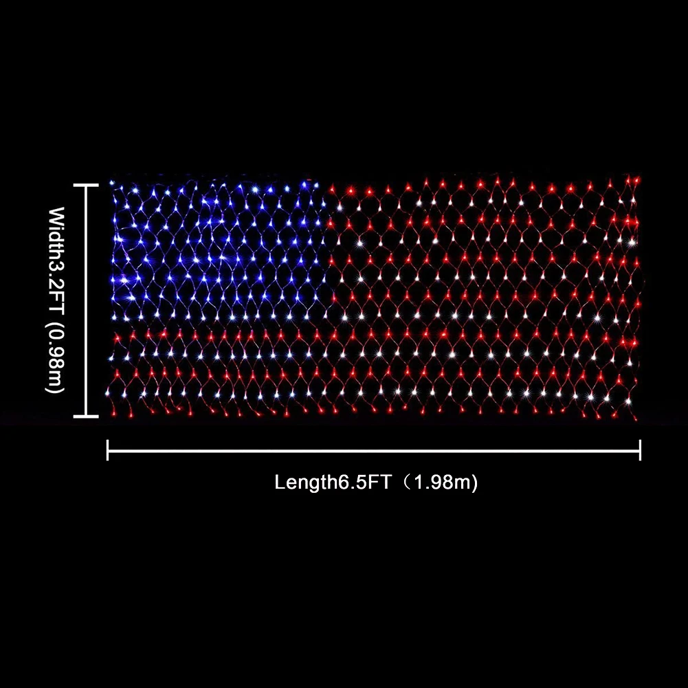 American Flag Net String Light Mesh Hanging Ornaments Hanging LED Waterproof String Lamp Cage Lampshade Ceiling Light
American Flag Net String Light Mesh Hanging Ornaments Hanging LED Waterproof String Lamp Cage Lampshade Ceiling Light