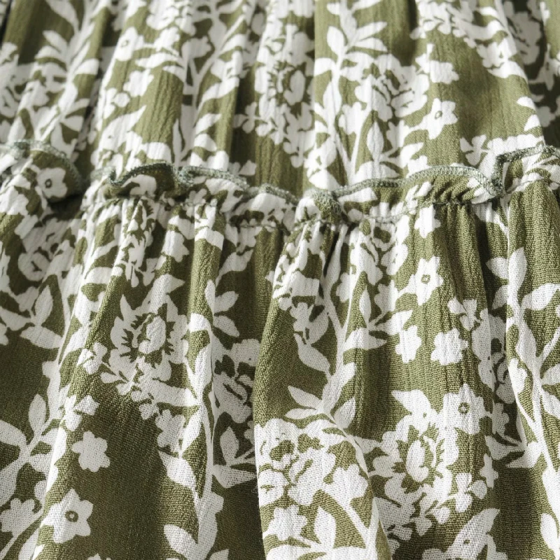 Summer Beach Sweet Dress Casual Soft Silky Sleeveless Bohemia Dress Floral Print V Neck Green Mini Dress Vestido Mini Elegante
Summer Beach Sweet Dress Casual Soft Silky Sleeveless Bohemia Dress Floral Print V Neck Green Mini Dress Vestido Mini Elegante