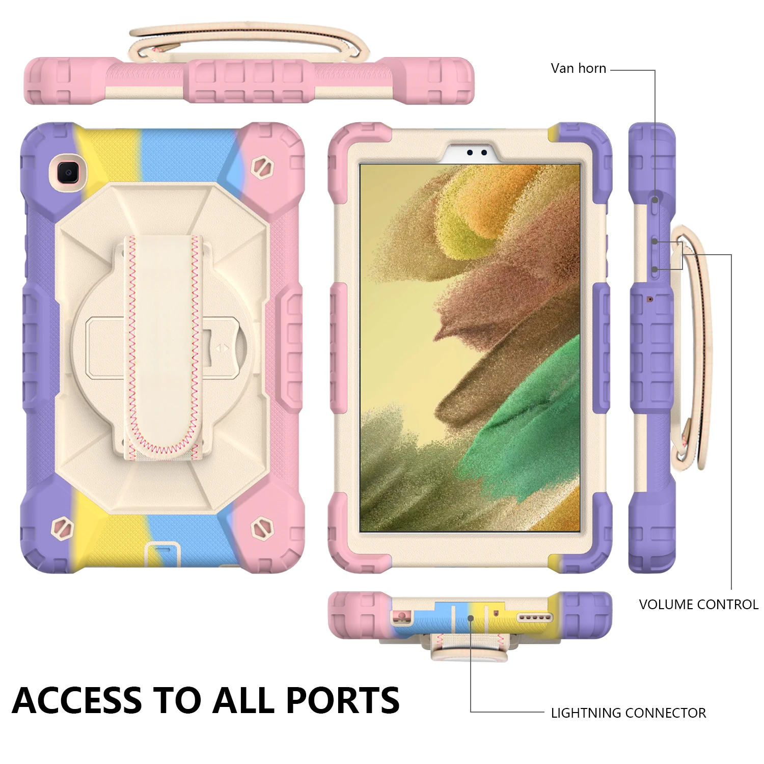 Противоударный чехол для Huawei 10,4 дюйма T10 T10S, защитный чехол с полным покрытием для детей, защитный чехол со встроенной подставкой
Противоударный чехол для Huawei 10,4 дюйма T10 T10S, защитный чехол с полным покрытием для детей, защитный чехол со встроенной подставкой