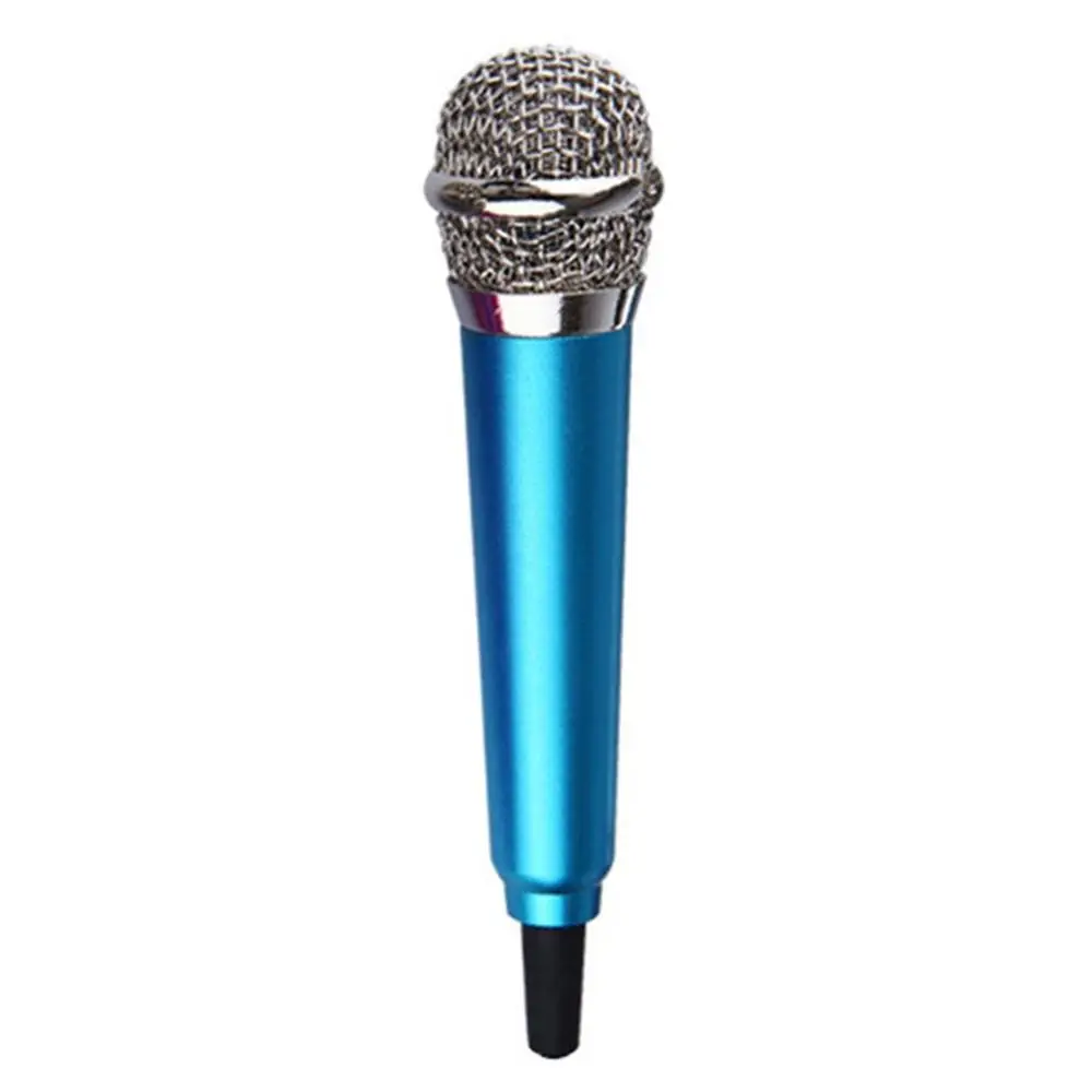 Mobile Phone Microphone 3.5mm Jack Plug Portable Karaoke Professional Wired Player Speaker Record Music | Электроника