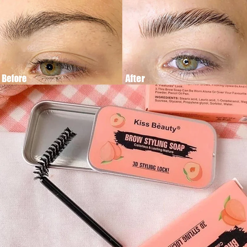 1PCS Eyebrow Soap Wax 3D Trimmer Fluffy Feathery Waterproof Long Lasting Eyebrow Pomade Setting Gel Fashion Women Makeup Tools
1PCS Eyebrow Soap Wax 3D Trimmer Fluffy Feathery Waterproof Long Lasting Eyebrow Pomade Setting Gel Fashion Women Makeup Tools