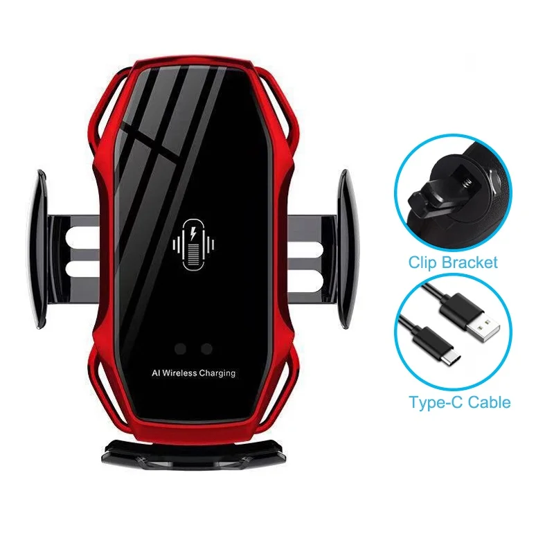 1 PCS A5 10W Car Phone Holder Mount Wireless Fast Charger Auto Interior Phone Bracket Type-C For Xiaomihuawei Automatic Silent
1 PCS A5 10W Car Phone Holder Mount Wireless Fast Charger Auto Interior Phone Bracket Type-C For Xiaomihuawei Automatic Silent