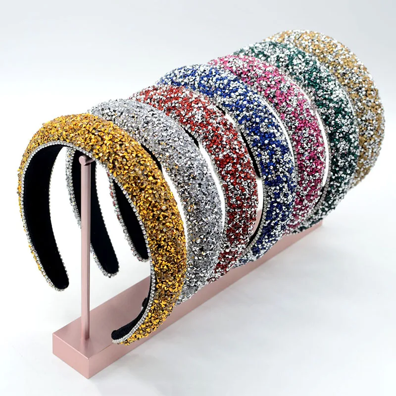 2021 New Designer Baroque Headband Luxury Korea Full Drill Sponge Belt Drill Head band women Wide Edge Rhinestone Hairbands
2021 New Designer Baroque Headband Luxury Korea Full Drill Sponge Belt Drill Head band women Wide Edge Rhinestone Hairbands