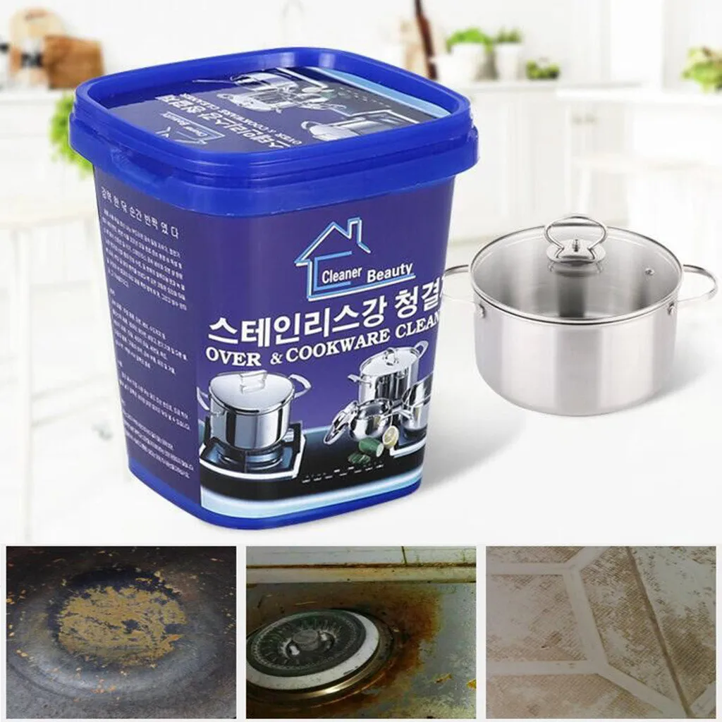 Cleaner Multi-Purpose Cleaning Multi-Purpose Cleaning Paste Steel Cleaner Home Kitchen Rust Stains Cleaning#30
Cleaner Multi-Purpose Cleaning Multi-Purpose Cleaning Paste Steel Cleaner Home Kitchen Rust Stains Cleaning#30