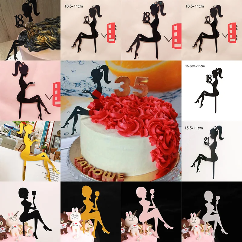 New High Heels Lady Happy Birthday Acrylic Cake Topper Wedding Girls Cake Toppers for 16 18 21 Birthday Party Cake Decorations
New High Heels Lady Happy Birthday Acrylic Cake Topper Wedding Girls Cake Toppers for 16 18 21 Birthday Party Cake Decorations