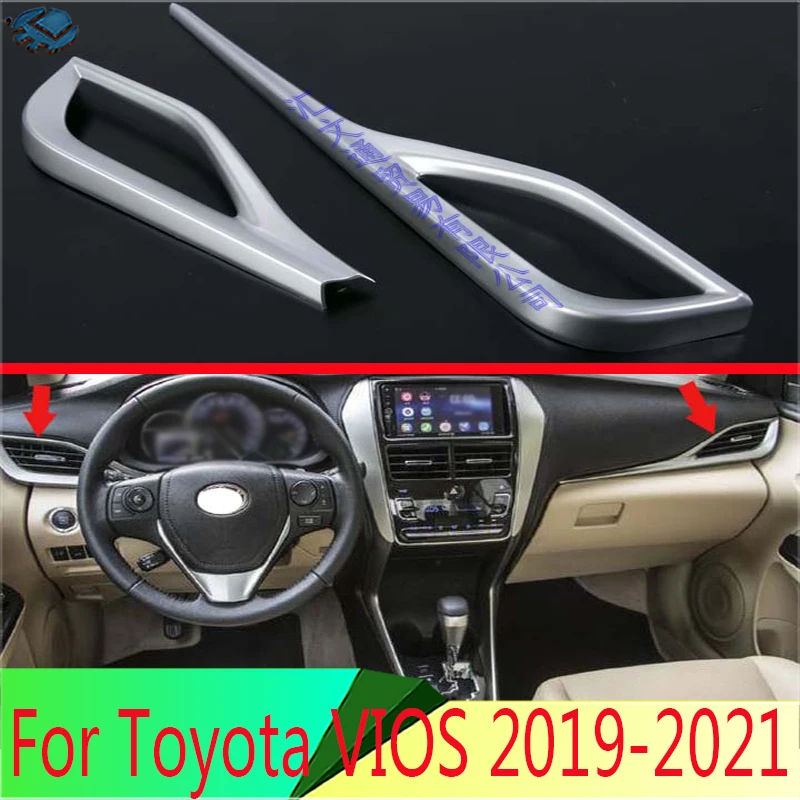 For Toyota VIOS 2019-2021 Car Decoration ABS Chrome Matte Air Vent Outlet Cover Dashboard Trim Bezel Frame Molding Garnish
For Toyota VIOS 2019-2021 Car Decoration ABS Chrome Matte Air Vent Outlet Cover Dashboard Trim Bezel Frame Molding Garnish