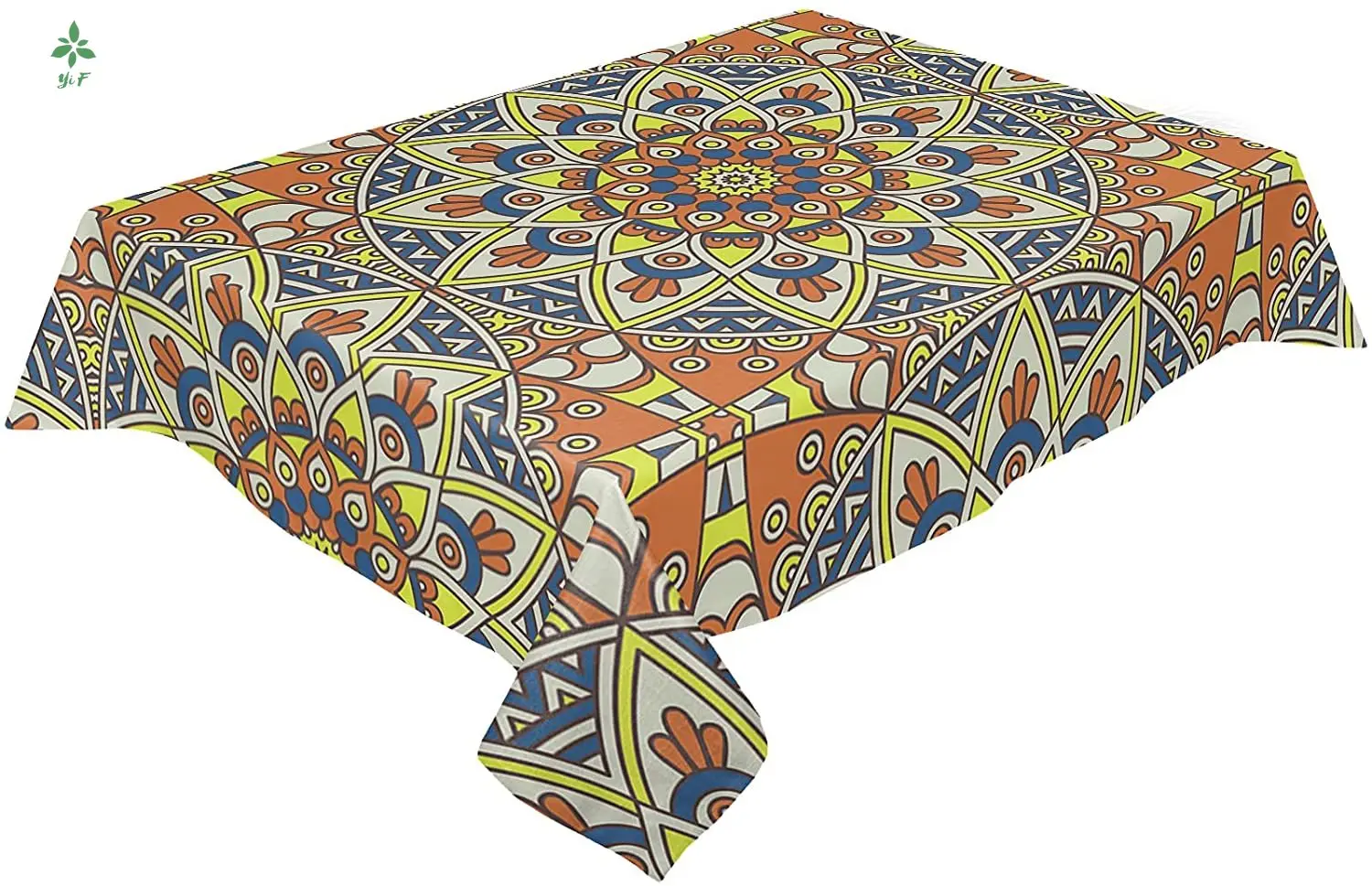 Premium Tablecloth Mandala Motif With Symmetrical Art Family Holiday Dinner Wedding Parties And Banquets
Premium Tablecloth Mandala Motif With Symmetrical Art Family Holiday Dinner Wedding Parties And Banquets