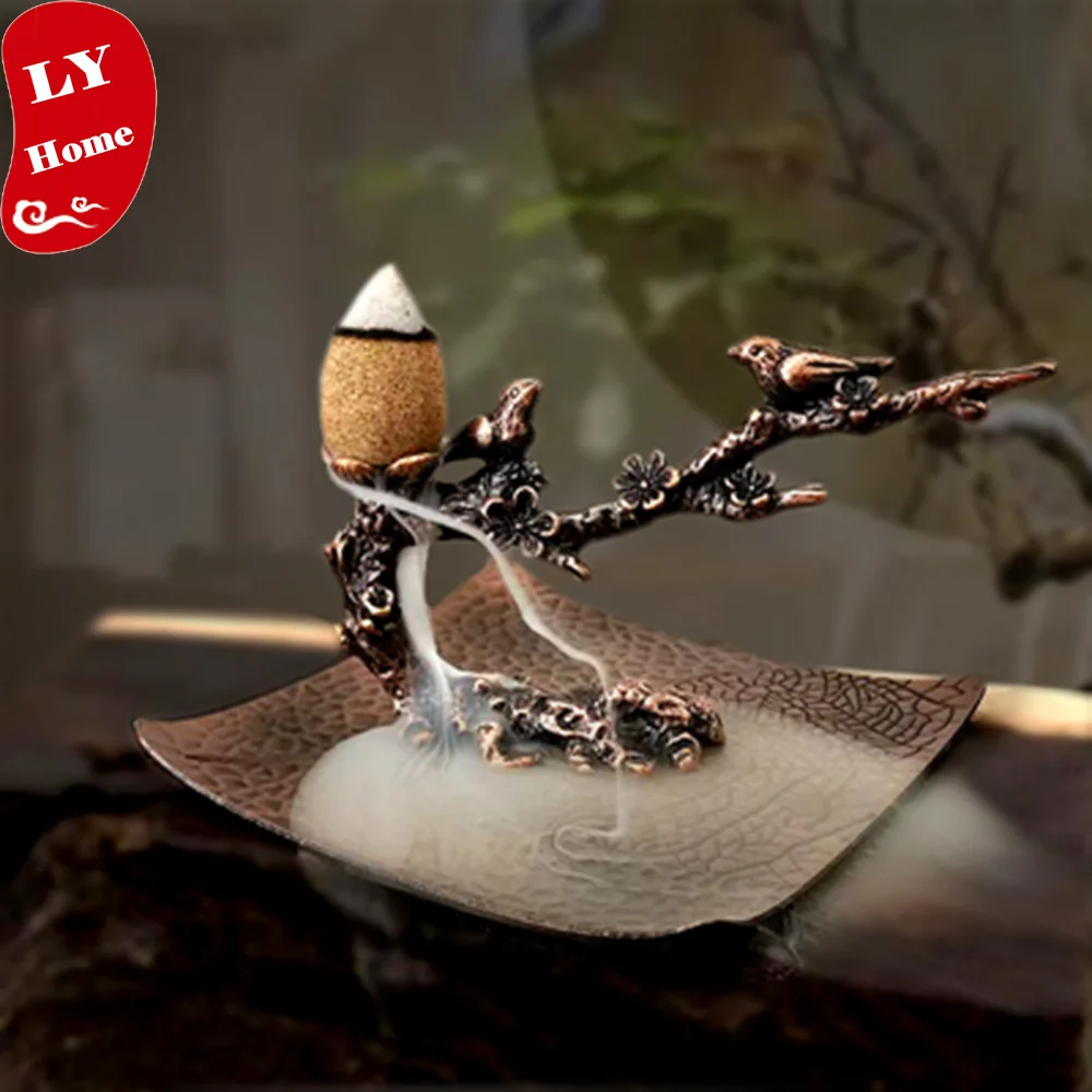 Backflow Incense Burner Metal Waterfall Aroma Fragrance Cones Incense Metal CraftHome Decor
Backflow Incense Burner Metal Waterfall Aroma Fragrance Cones Incense Metal CraftHome Decor