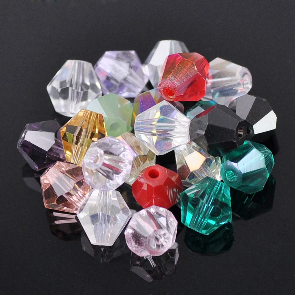 3mm 4mm 6mm 8mm Pure Color Bicone Faceted Crystal Glass Loose Spacer Beads Lot For Jewelry Making DIY
3mm 4mm 6mm 8mm Pure Color Bicone Faceted Crystal Glass Loose Spacer Beads Lot For Jewelry Making DIY