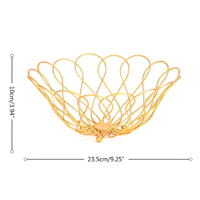 34YB Creative Hammock Fruit Basket with Petals Woven Metal Hollow Fruit Plate Fruit
34YB Creative Hammock Fruit Basket with Petals Woven Metal Hollow Fruit Plate Fruit