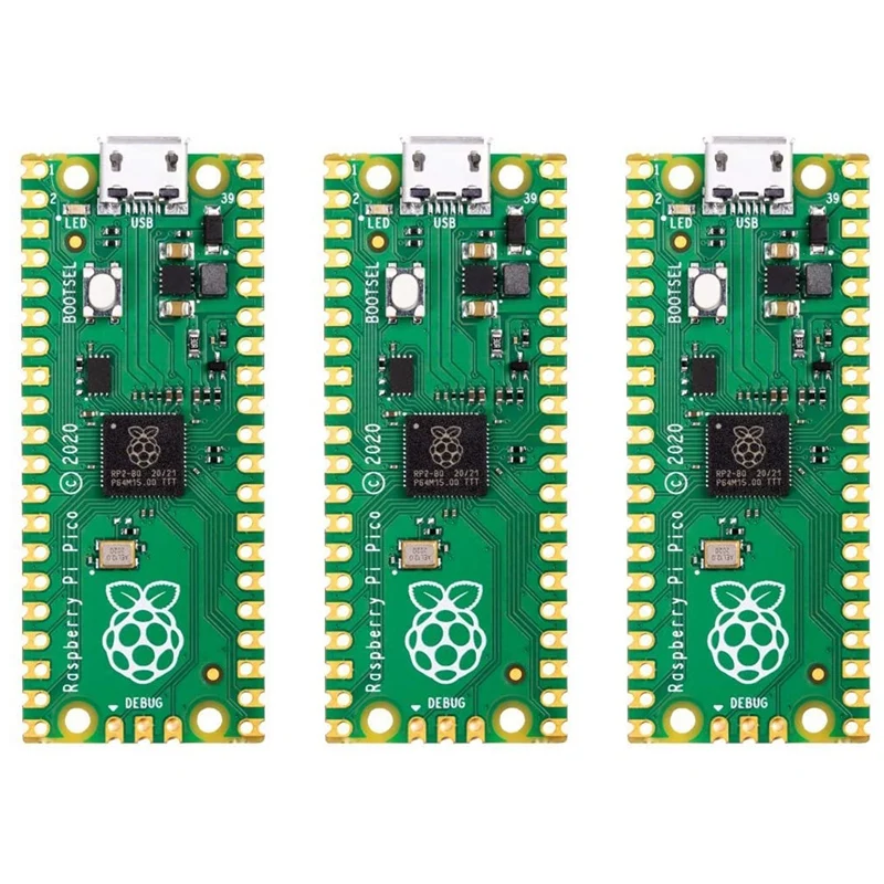 Studio Raspberry Pi Pico Microcontroller Board for Raspberry Pi RP2040 Dual-Core ARM Cortex M0 + Processor
Studio Raspberry Pi Pico Microcontroller Board for Raspberry Pi RP2040 Dual-Core ARM Cortex M0 + Processor