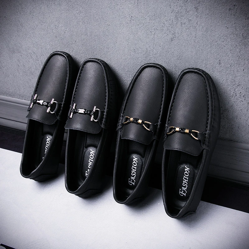 Shoes Mens Genuine Leather Male Loafers Driving Casual Shoes Flats Slip On Fashion Dress Wedding Lightweight Footwear Moccasins 
Shoes Mens Genuine Leather Male Loafers Driving Casual Shoes Flats Slip On Fashion Dress Wedding Lightweight Footwear Moccasins