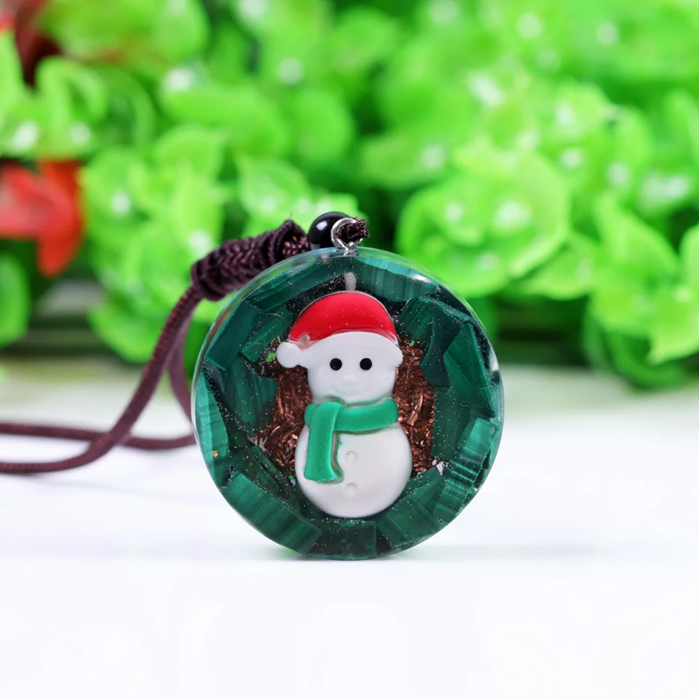 Рождественский элемент ожерелье для женщин оргонит Energy Рождественский кулон в виде снеговика ожерелье фестиваль изящные ювелирные изделия
Рождественский элемент ожерелье для женщин оргонит Energy Рождественский кулон в виде снеговика ожерелье фестиваль изящные ювелирные изделия