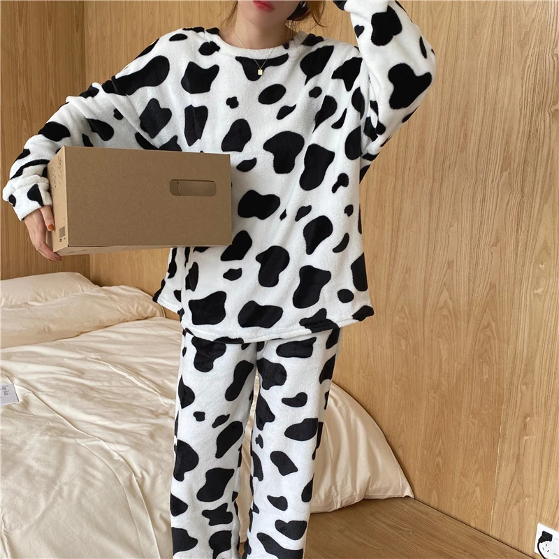 Alien Kitty Autumn Flannel Sets Fashion Casual Loose Pajamas Female Long Sleeve Pullovers Print Home Wear Two Piece Suit
Alien Kitty Autumn Flannel Sets Fashion Casual Loose Pajamas Female Long Sleeve Pullovers Print Home Wear Two Piece Suit