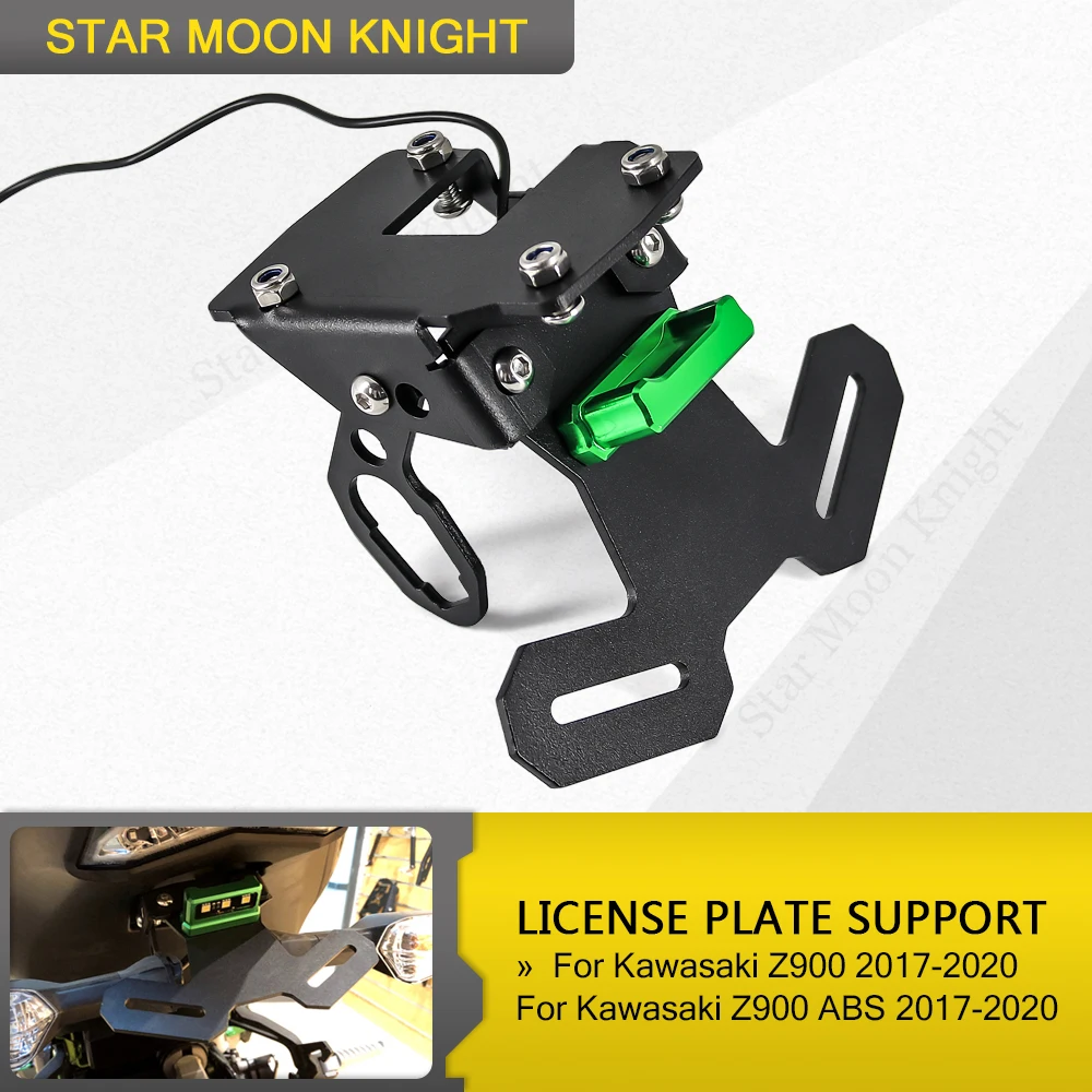 Motorcycle Accessories License Plate Frame Mount Holder Bracket with Light LED For Kawasaki Z900 Z 900 ABS 2017 2018 2019 2020
Motorcycle Accessories License Plate Frame Mount Holder Bracket with Light LED For Kawasaki Z900 Z 900 ABS 2017 2018 2019 2020