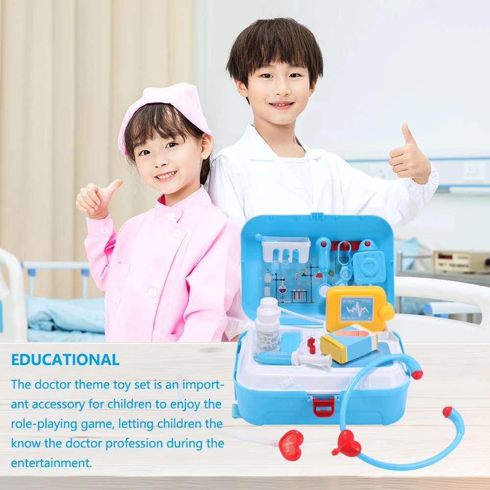 Doctor Role Playing Kit Kids Doctor Set Dentist Toys Girls Role Playing Games Hospital Pretend Play Doctor Kit Nurse Bag Toys
Doctor Role Playing Kit Kids Doctor Set Dentist Toys Girls Role Playing Games Hospital Pretend Play Doctor Kit Nurse Bag Toys