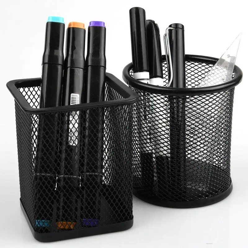Creative Stationery Desktop Round Storage Tube Iron Mesh Spray Plastic Rust-proof Pen Holder
Creative Stationery Desktop Round Storage Tube Iron Mesh Spray Plastic Rust-proof Pen Holder