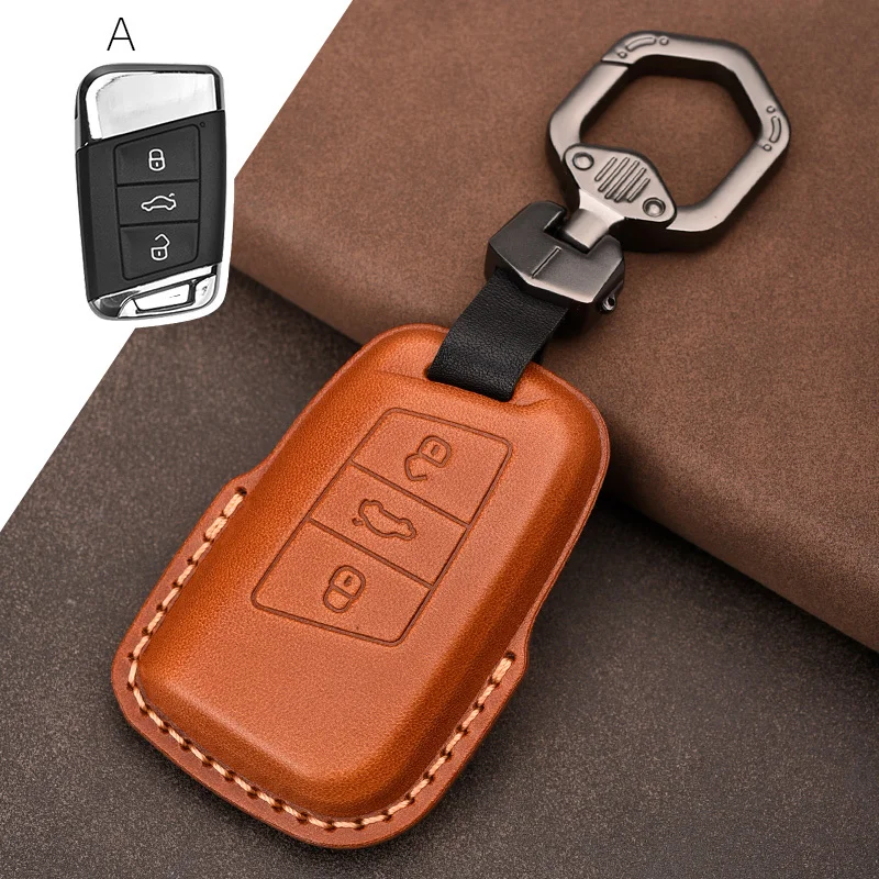 New Leather Key Cover Remote Case Shell For Volkswagen VW PASSAT B8 Skoda Kodiaq Superb A7
New Leather Key Cover Remote Case Shell For Volkswagen VW PASSAT B8 Skoda Kodiaq Superb A7