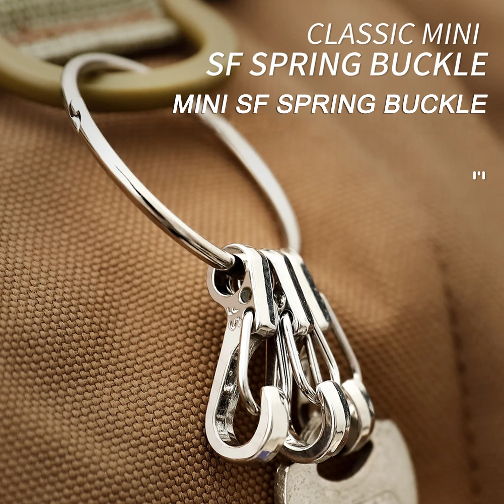 5pcs Molle Clasp Buckles Outdoor Carabiner Quick Hanging Key Chain Spring Hook Universal Camping Hiking Key Ring Key Pendant
5pcs Molle Clasp Buckles Outdoor Carabiner Quick Hanging Key Chain Spring Hook Universal Camping Hiking Key Ring Key Pendant