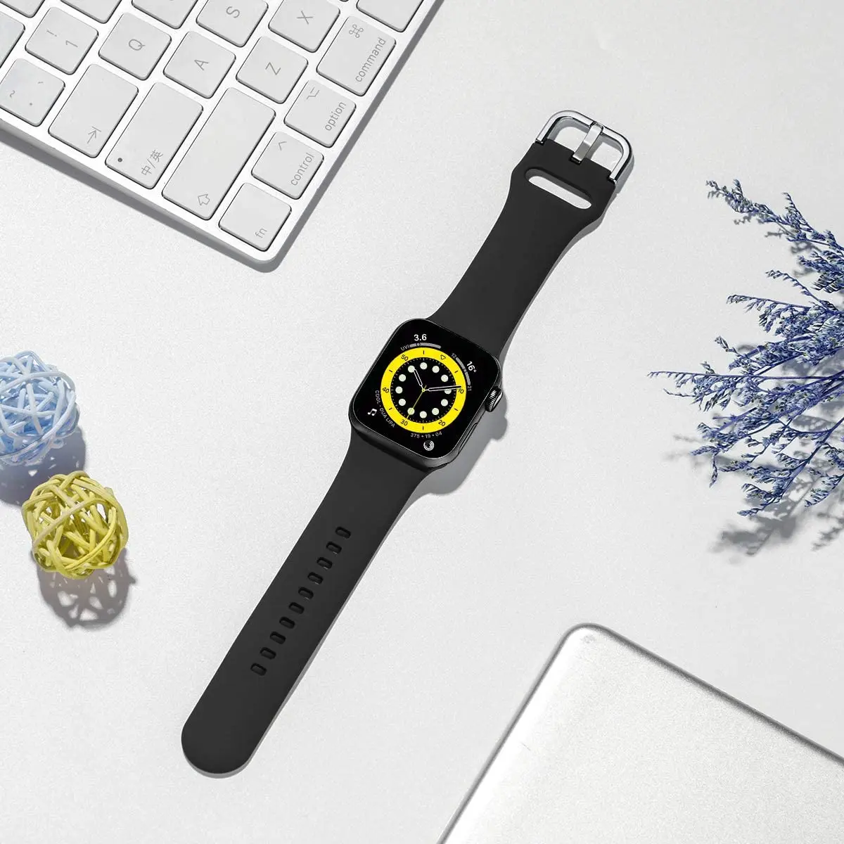 Silicone band For Apple Watch band 44mm 40mm 38mm 42mm 44 mm Rubber watchband smartwatch bracelet iWatch serie 3 4 5 6 se strap
Silicone band For Apple Watch band 44mm 40mm 38mm 42mm 44 mm Rubber watchband smartwatch bracelet iWatch serie 3 4 5 6 se strap