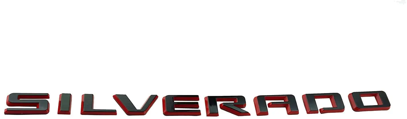 1x19-21 значок с логотипом Silverado с надписью, значок на заднюю дверь багажника (черный, красный)
1x19-21 значок с логотипом Silverado с надписью, значок на заднюю дверь багажника (черный, красный)