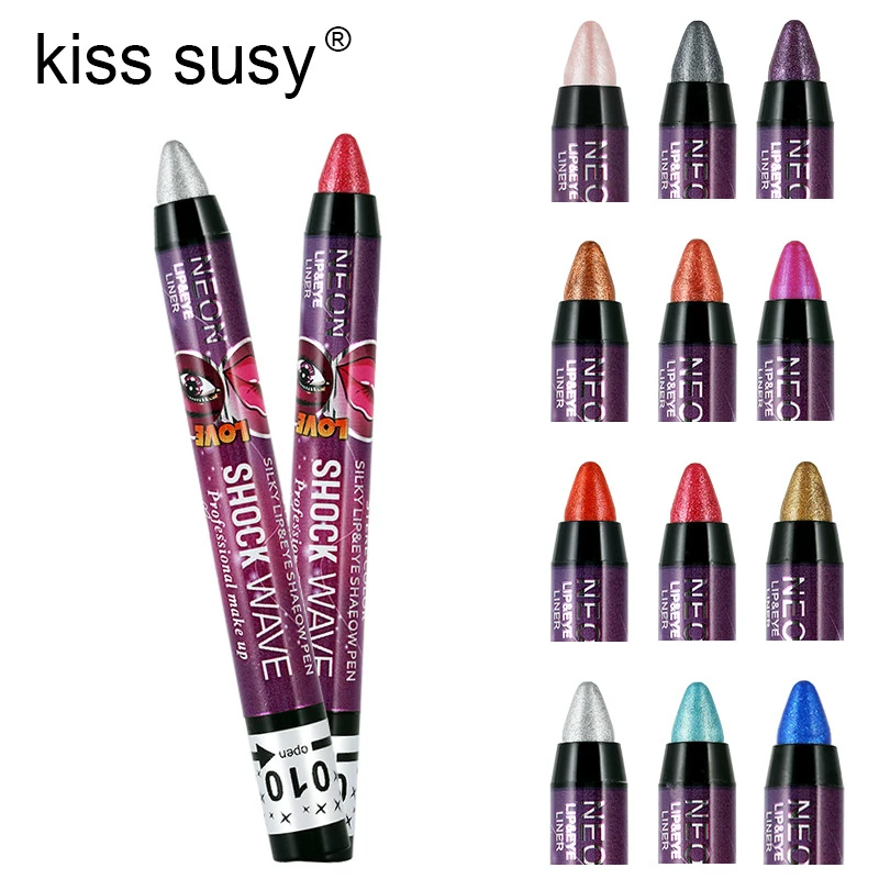 2 In 1 Eye Shadow Stick Lip Pencil Not Easy To Smudge Pearlescent Pen Eye Shadow Pen Lying Silkworm Pen Eye Makeup TSLM1 
2 In 1 Eye Shadow Stick Lip Pencil Not Easy To Smudge Pearlescent Pen Eye Shadow Pen Lying Silkworm Pen Eye Makeup TSLM1