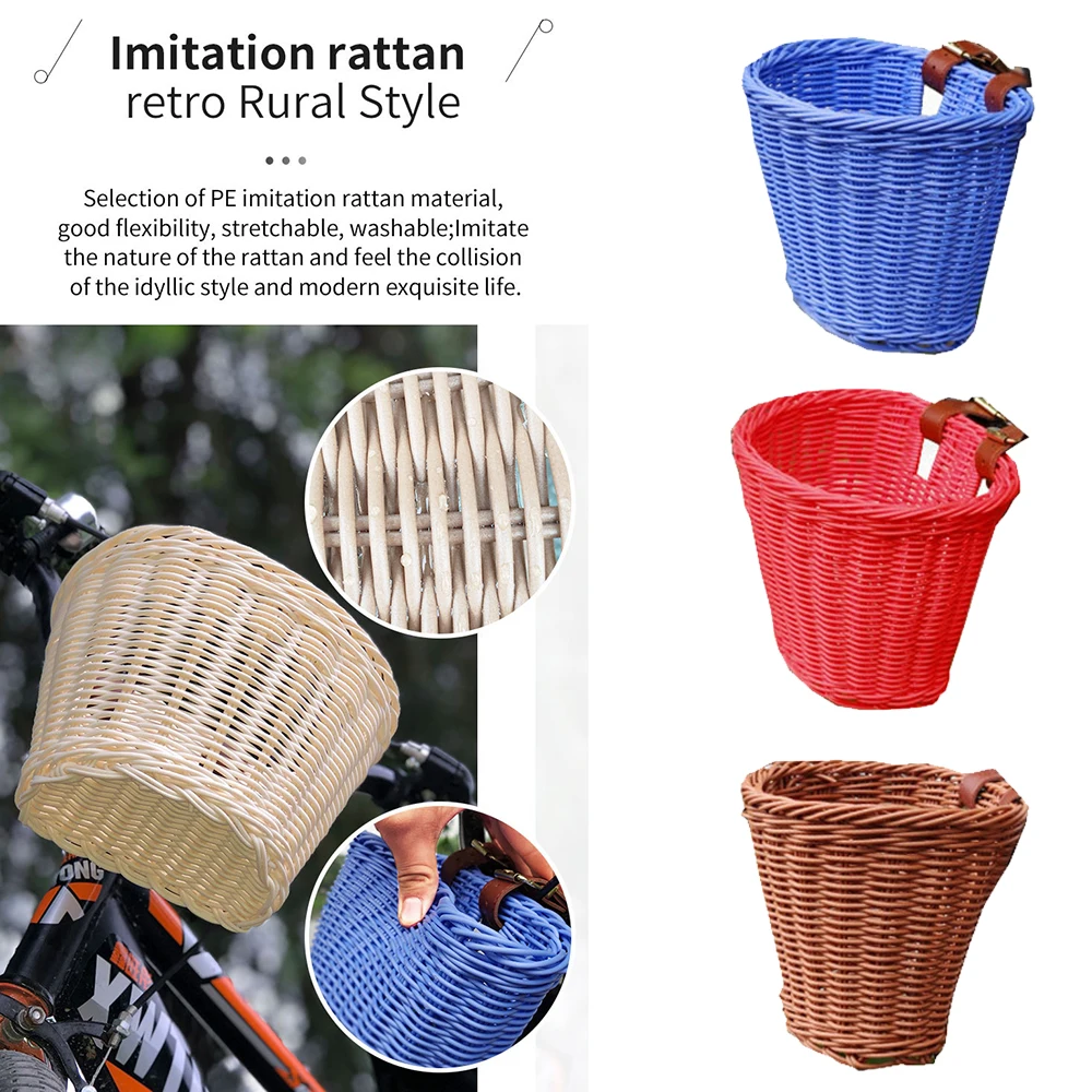 Childrens Bicycle Shopping Basket For Kids Boys Girls Bike Cycle Vintage Style Hand-woven Bicycle Bags
Childrens Bicycle Shopping Basket For Kids Boys Girls Bike Cycle Vintage Style Hand-woven Bicycle Bags