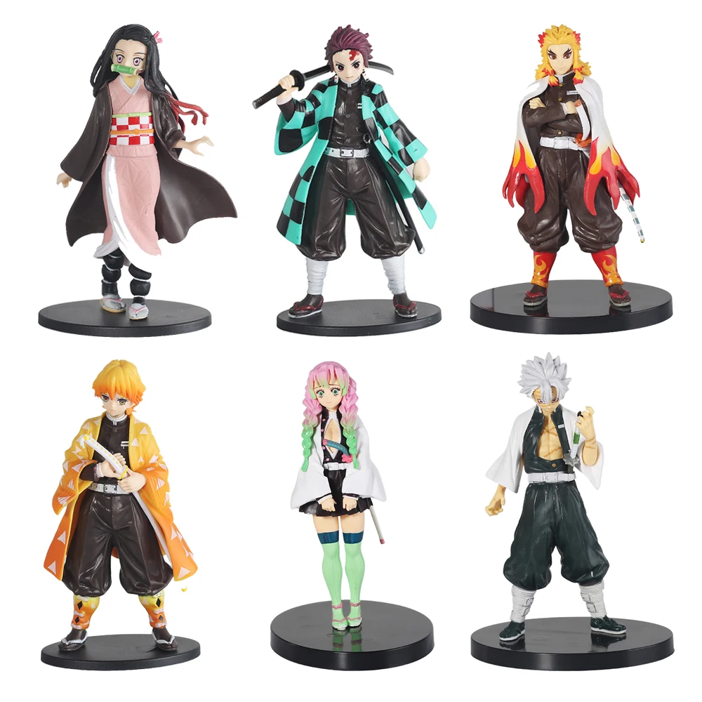 Anime Demon Slayer Kimetsu no Yaiba Action Figure Kamado Tanjirou Agatsuma Zenitsu Nezuko Warrior PVC Model Christmas Gift Toys
Anime Demon Slayer Kimetsu no Yaiba Action Figure Kamado Tanjirou Agatsuma Zenitsu Nezuko Warrior PVC Model Christmas Gift Toys