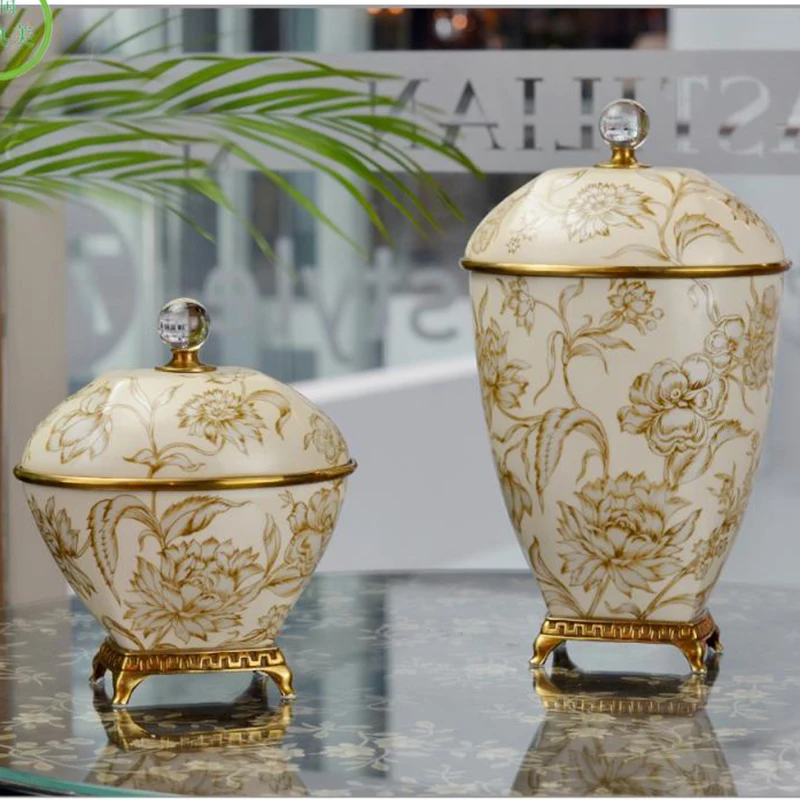 zq High-End Luxury Copper-Clad Porcelain Storage Jar Decoration Ornaments Ornament
zq High-End Luxury Copper-Clad Porcelain Storage Jar Decoration Ornaments Ornament