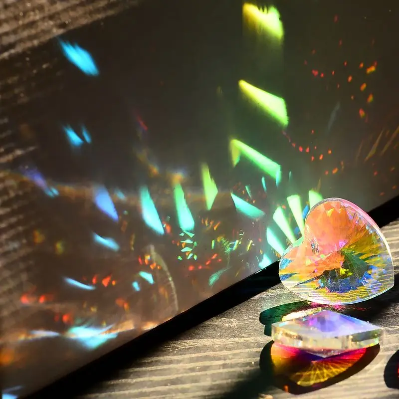 KaiNai Rainbow Collection rainbow charm 40mm crystal heart Chandelier prisms Garden sun catcher AB crystal car charm gifts
KaiNai Rainbow Collection rainbow charm 40mm crystal heart Chandelier prisms Garden sun catcher AB crystal car charm gifts