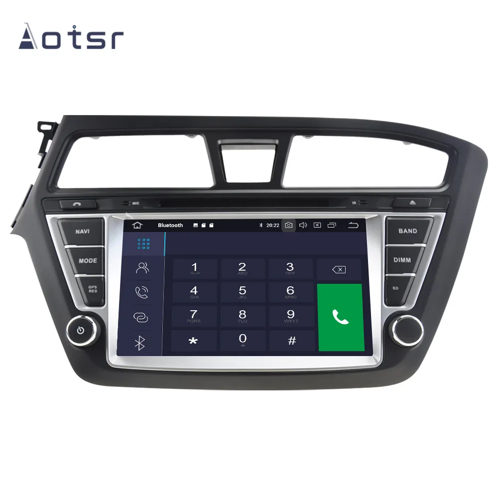 DSP Android 10 0 Автомобильная фотомагнитола для Hyundai i20 2014-2017 автомобильная