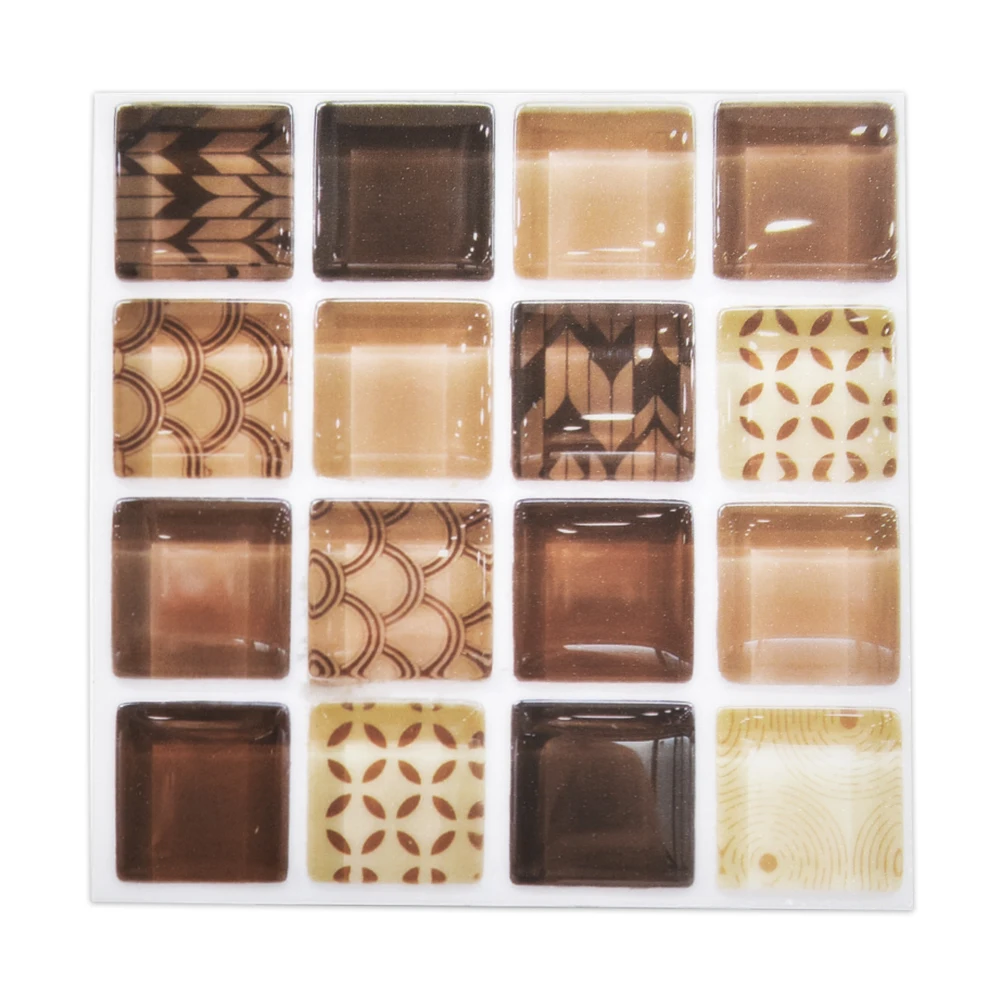 18pcs Simulation Mosaic Tiles Wall Sticker For Kitchen Cupboard Waterproof WallpaperDropshipping Home Decoration 10*10cm
18pcs Simulation Mosaic Tiles Wall Sticker For Kitchen Cupboard Waterproof WallpaperDropshipping Home Decoration 10*10cm