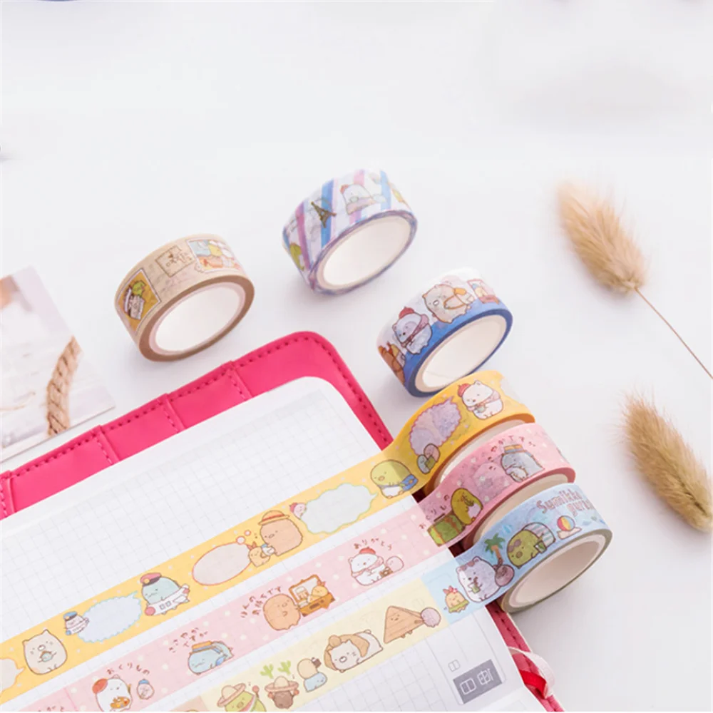 3pcs/set Cute Cartoon Washi Tape Kawaii Stationery Adhesive Masking Tapes DIY Scrapbooking Dairy Photo Album Stickers
3pcs/set Cute Cartoon Washi Tape Kawaii Stationery Adhesive Masking Tapes DIY Scrapbooking Dairy Photo Album Stickers