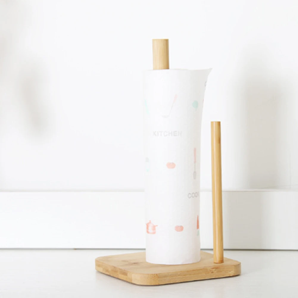 Kitchen Wooden Roll Paper Towel Holder Bathroom Tissue Vertical Stand Napkins Rack Home Kitchen Toilet Storage Accessories
Kitchen Wooden Roll Paper Towel Holder Bathroom Tissue Vertical Stand Napkins Rack Home Kitchen Toilet Storage Accessories