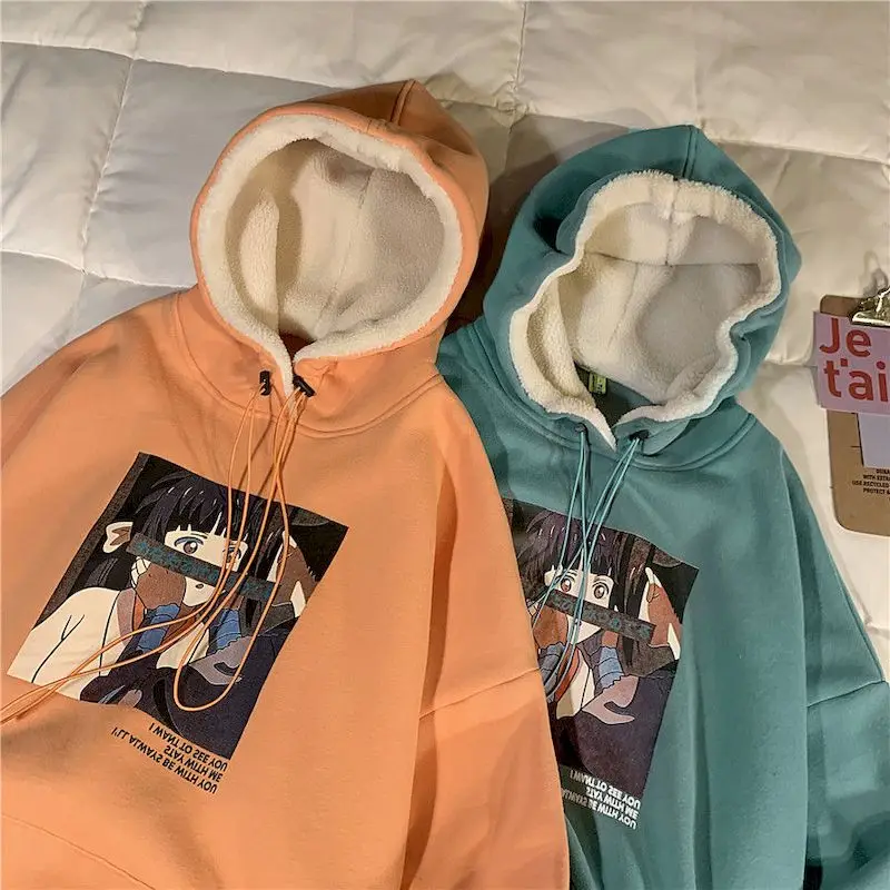 Fonekie Anime Printing Casual Hoodies Mens Winter Plus Velvet Thicken Hooded Coat 2021 New Loose Couple Clothes Fashion Hoodie
Fonekie Anime Printing Casual Hoodies Mens Winter Plus Velvet Thicken Hooded Coat 2021 New Loose Couple Clothes Fashion Hoodie