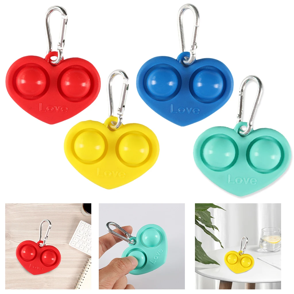 Simple Key Chain, Pressure Stress Relief, Mini Focus Interesty Sensory Decompression Toy, Heart Shape
Simple Key Chain, Pressure Stress Relief, Mini Focus Interesty Sensory Decompression Toy, Heart Shape