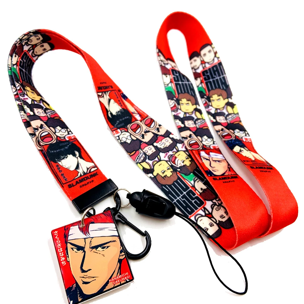 Anime Slam Dunk Keychain Lanyard Cute Phone Charm Mobile Phone Neck Strap Red Lanyards for keys ID Badge Handy Keycord Holder
Anime Slam Dunk Keychain Lanyard Cute Phone Charm Mobile Phone Neck Strap Red Lanyards for keys ID Badge Handy Keycord Holder